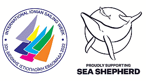 32nd International Ionian sailing week logo - sea shepherd logo