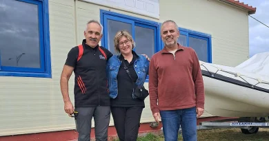 Canadian canoe-kayak club representatives visiting the Nautical Club of Messolonghi